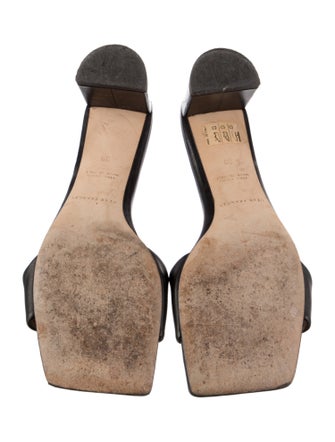 Dear Frances Leather Slides