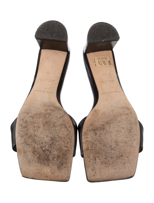 Dear Frances Leather Slides