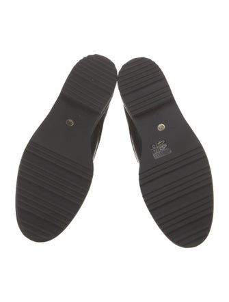 Dear Frances Leather Combat Boots