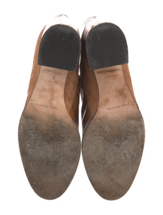 Dear Frances Embossed Leather Boots