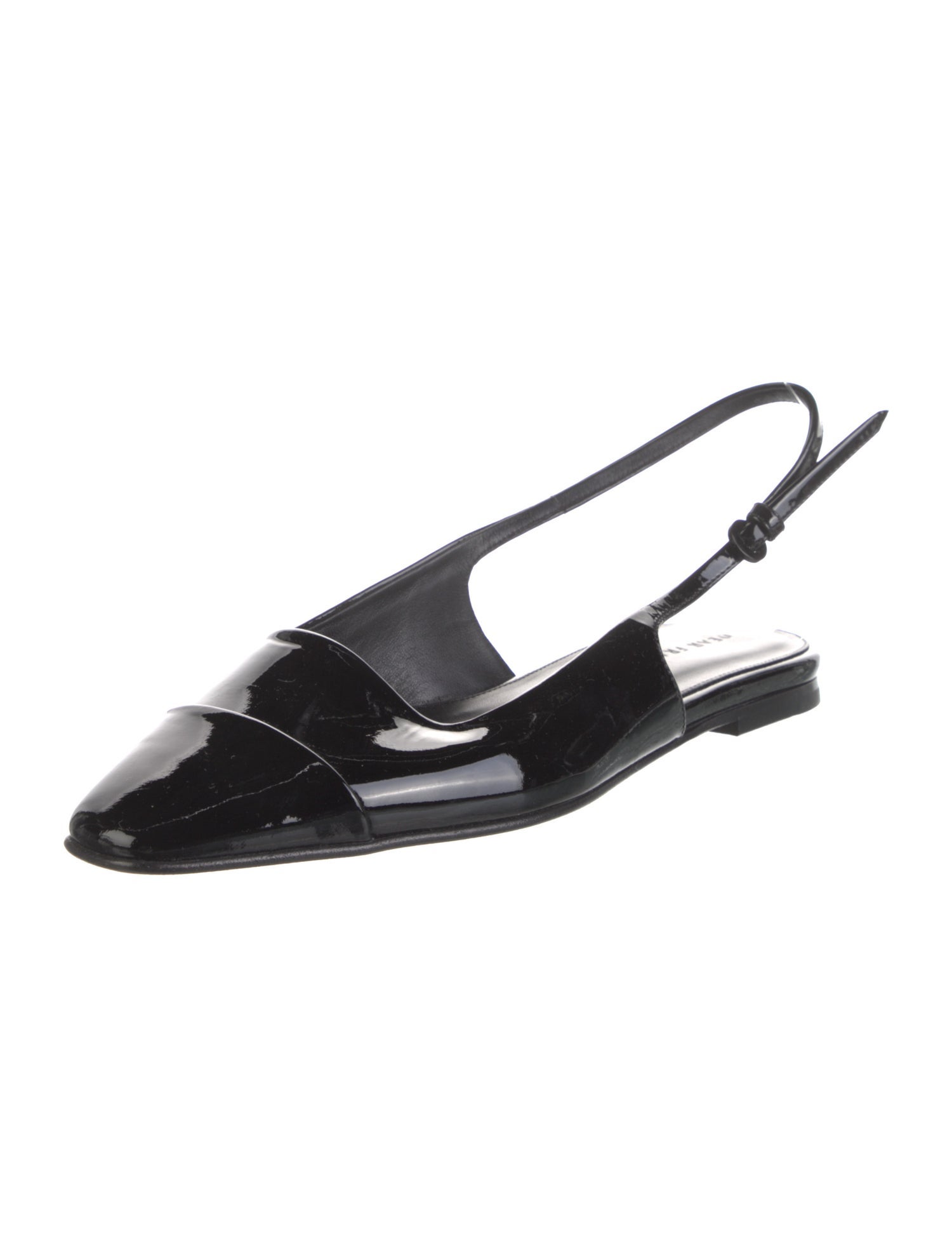 Dear Frances Patent Leather Slingback Flats