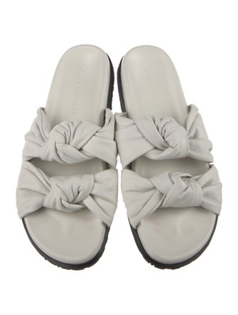 Dear Frances Leather Slides