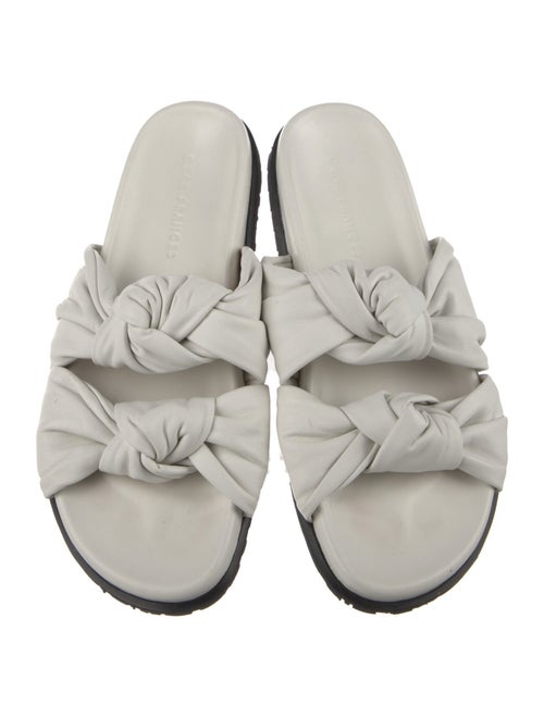 Dear Frances Leather Slides