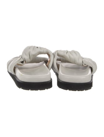 Dear Frances Leather Slides