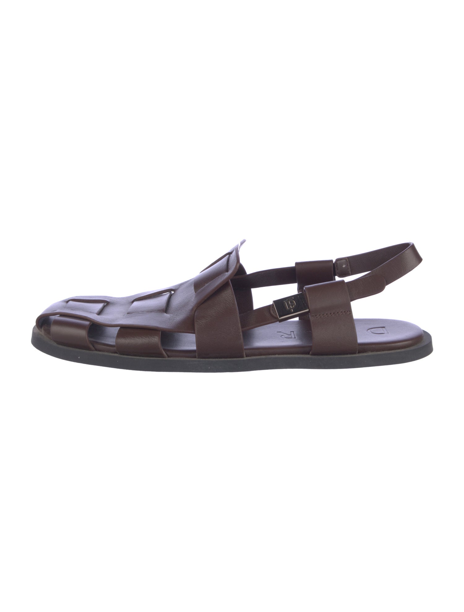 Dear Frances Leather Slingback Sandals