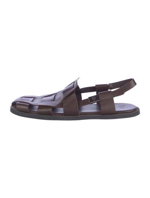 Dear Frances Leather Slingback Sandals