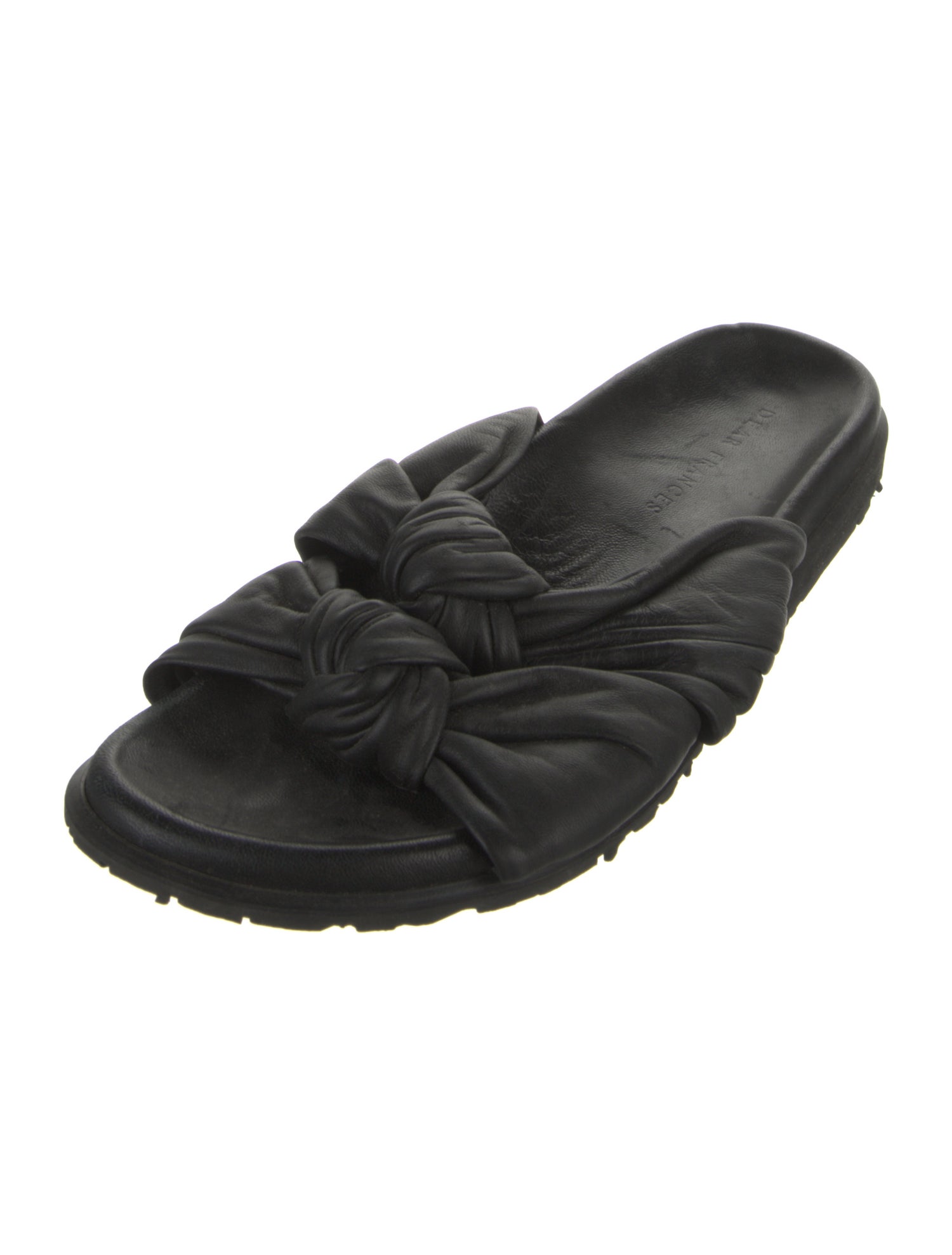 Dear Frances Leather Slides