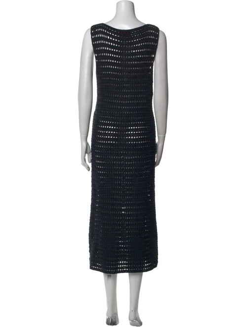 Deima Knitwear Striped Midi Length Dress