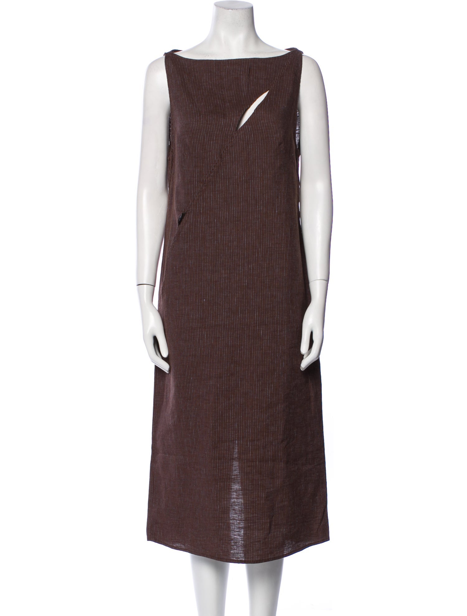 Deiji Studios Linen Midi Length Dress