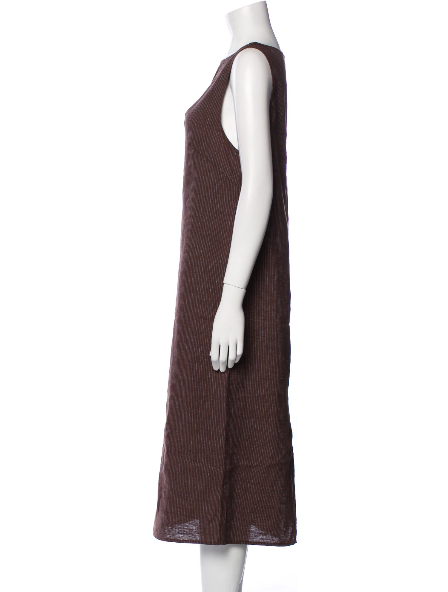 Deiji Studios Linen Midi Length Dress