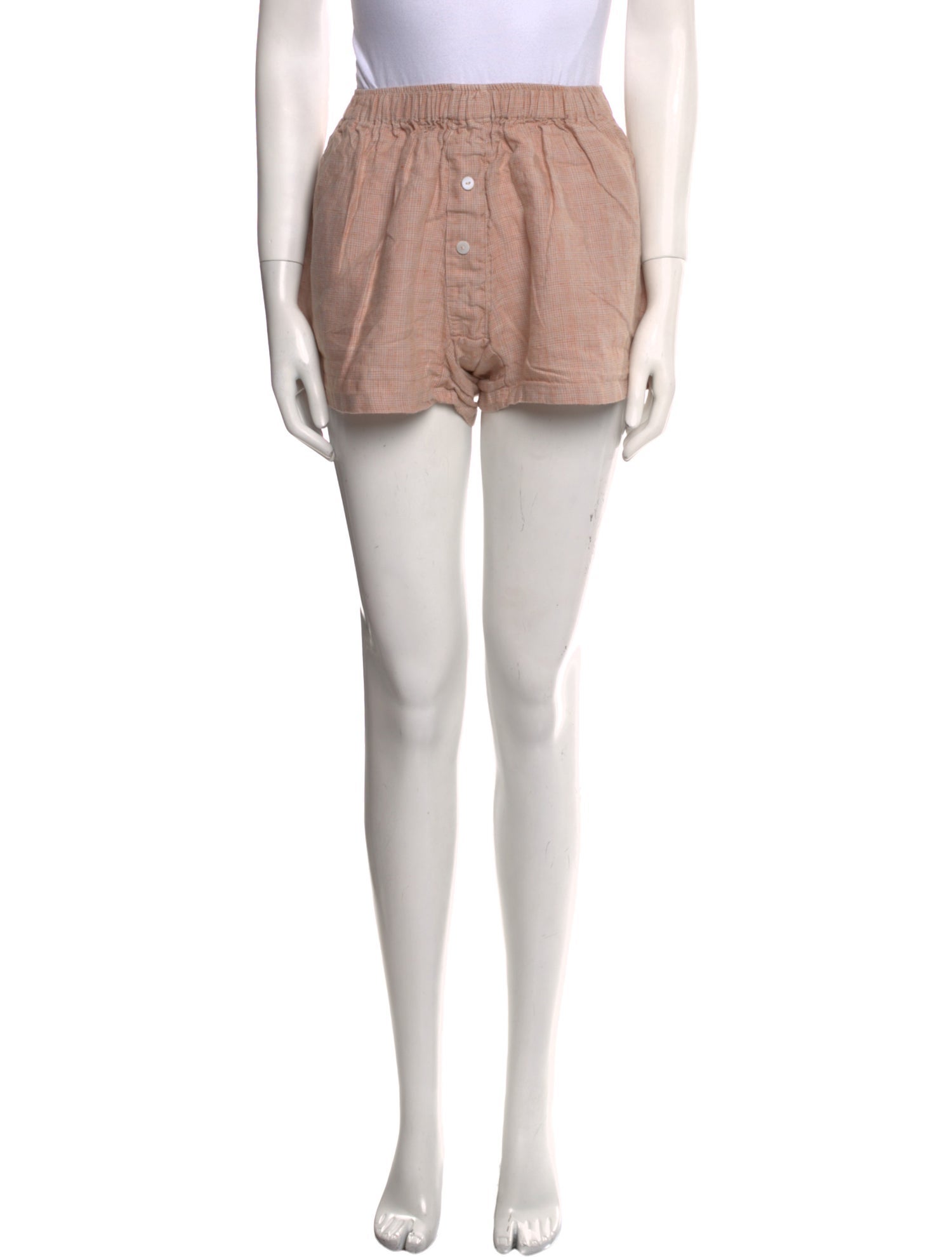 Deiji Studios Linen Mini Shorts