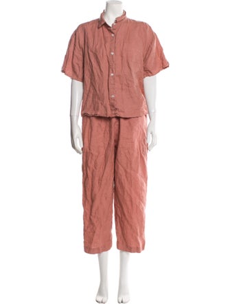 Deiji Studios Linen Pant Set