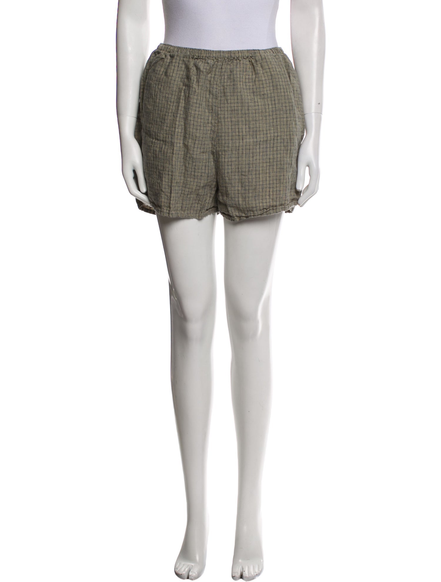 Deiji Studios Linen Mini Shorts