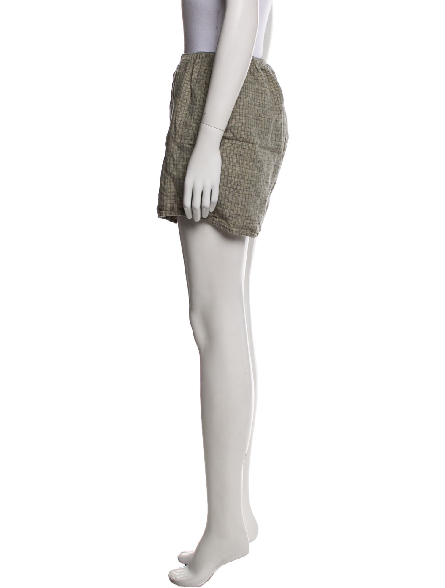 Deiji Studios Linen Mini Shorts