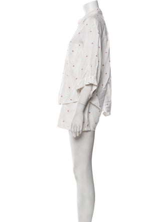 Deiji Studios Linen Printed Short Set