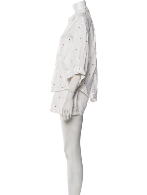 Deiji Studios Linen Printed Short Set