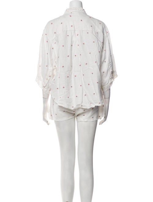 Deiji Studios Linen Printed Short Set