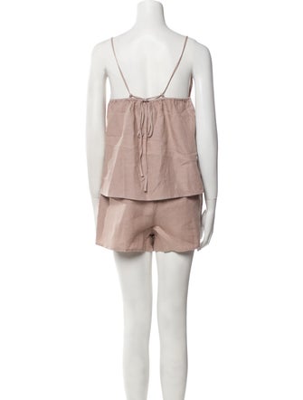 Deiji Studios Linen Short Set