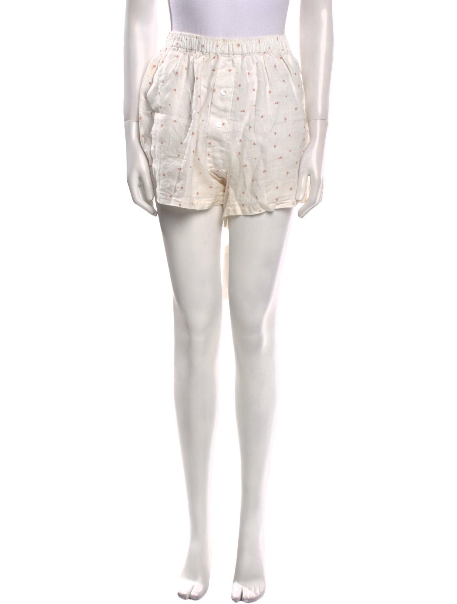 Deiji Studios Linen Mini Shorts