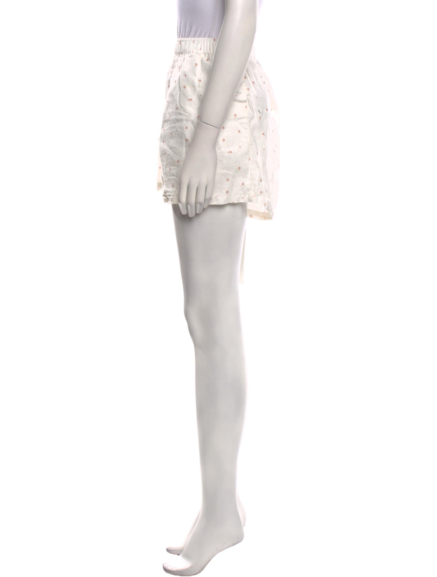 Deiji Studios Linen Mini Shorts