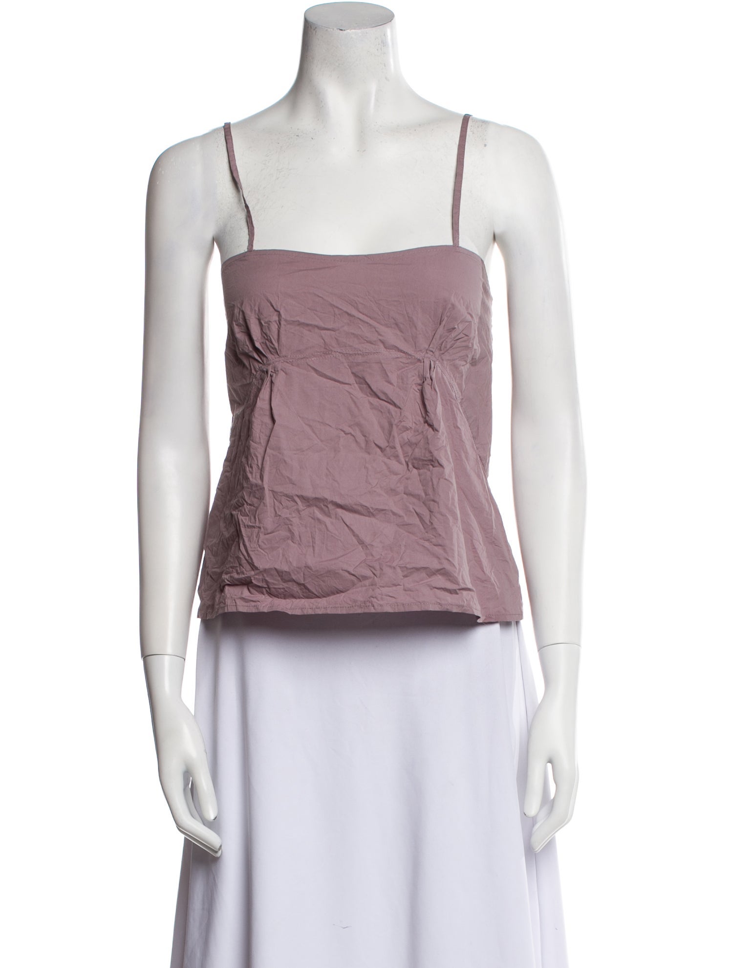 Deiji Studios Square Neckline Sleeveless Top