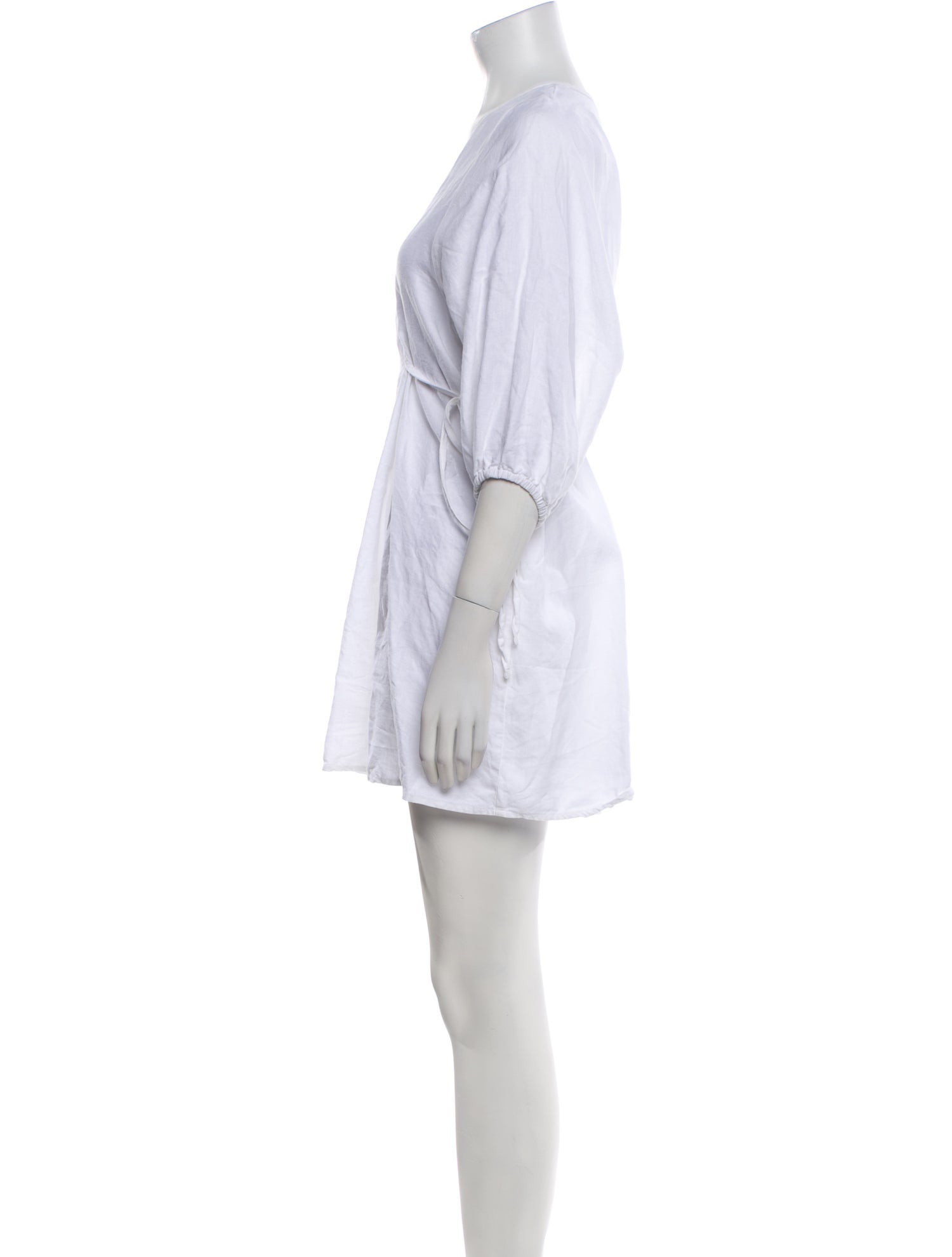Deiji Studios Linen Mini Dress