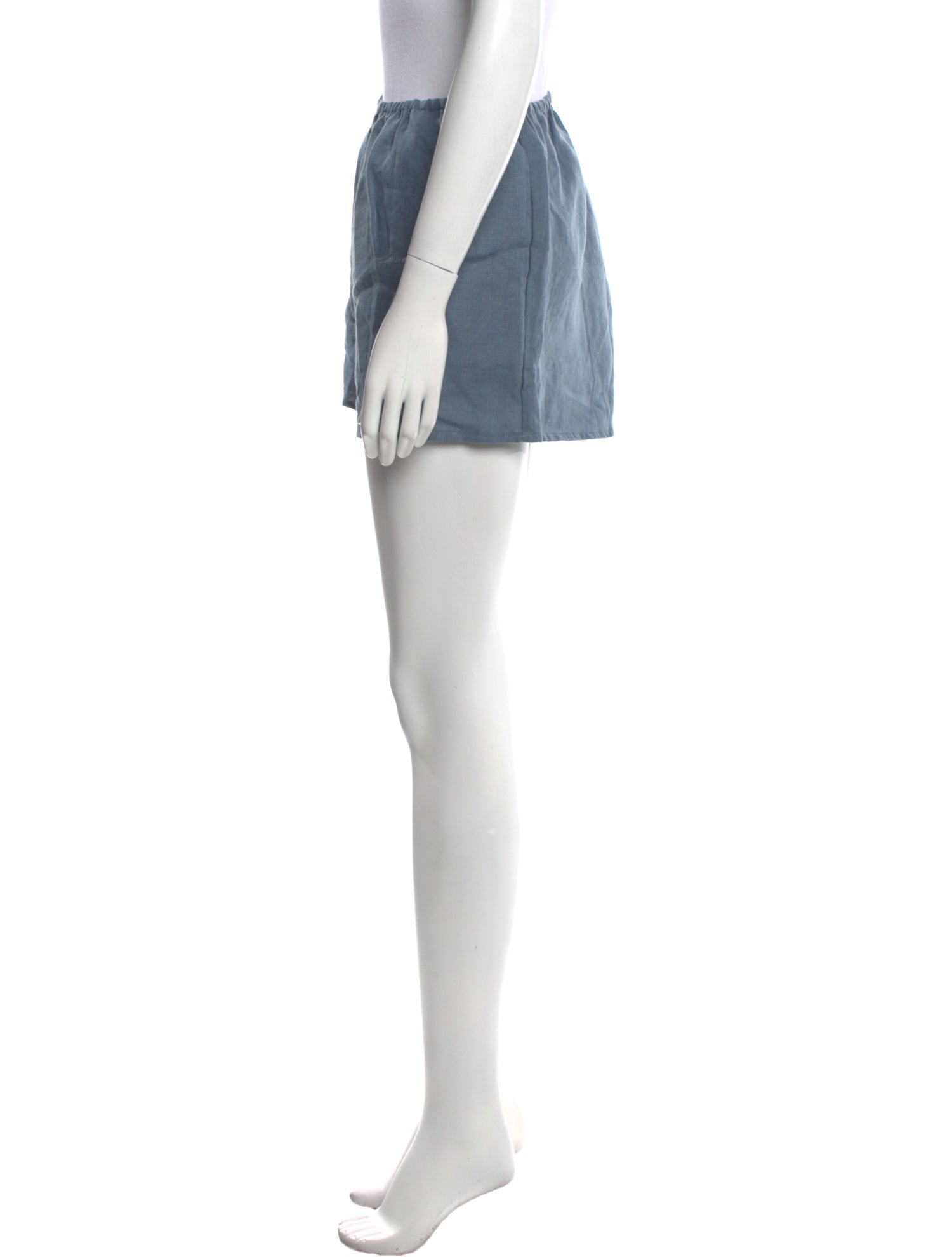 Deiji Studios Linen Mini Shorts