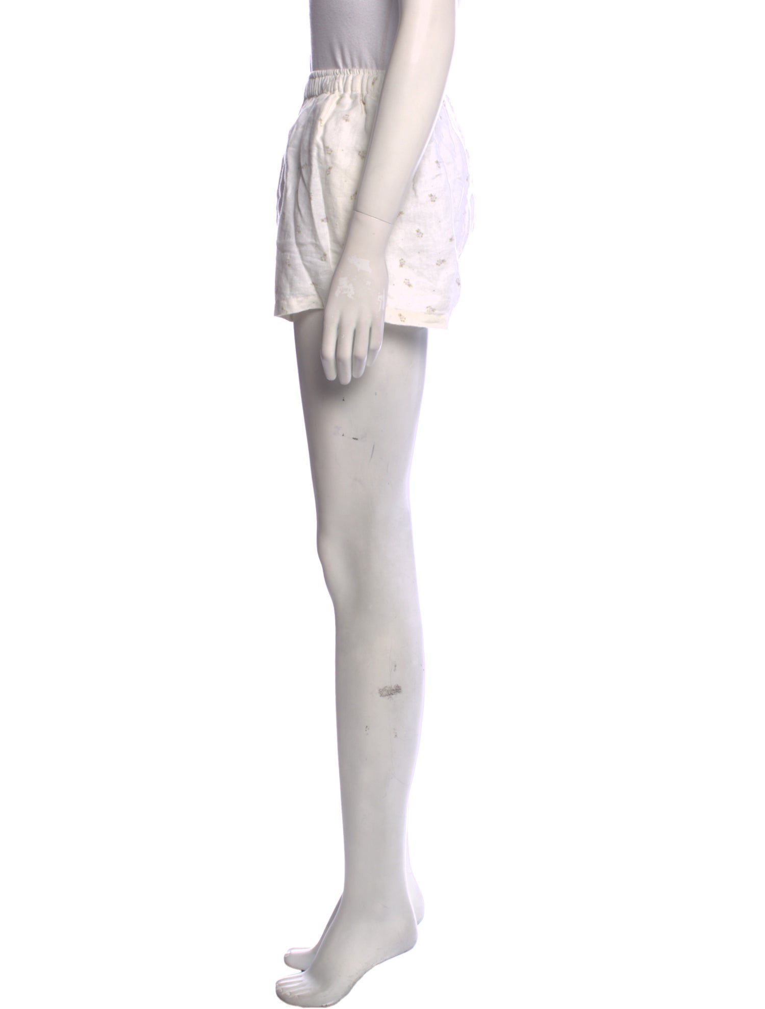 Deiji Studios Linen Mini Shorts