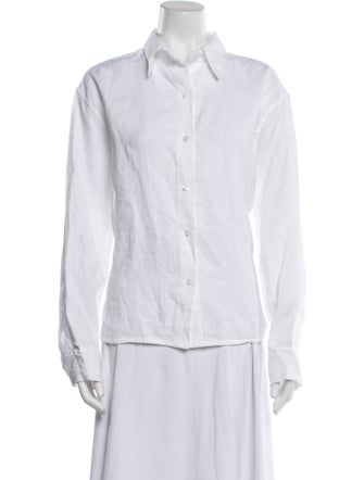 Deiji Studios Linen Long Sleeve Button-Up Top