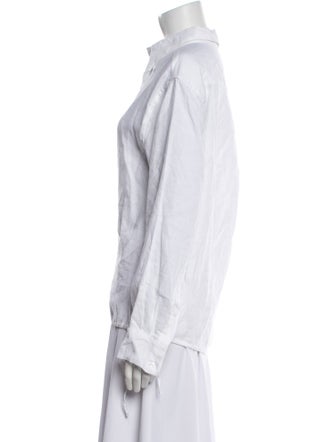 Deiji Studios Linen Long Sleeve Button-Up Top