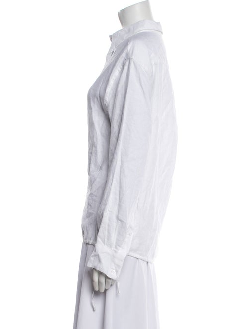 Deiji Studios Linen Long Sleeve Button-Up Top