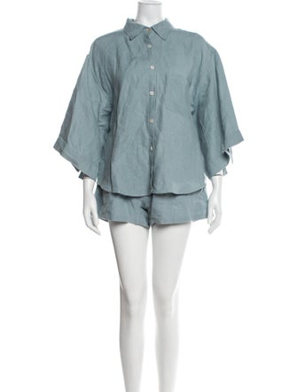 Deiji Studios Linen Short Set