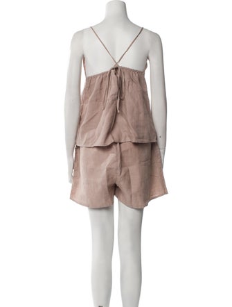 Deiji Studios Linen Printed Short Set