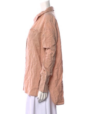 Deiji Studios Linen Long Sleeve Button-Up Top