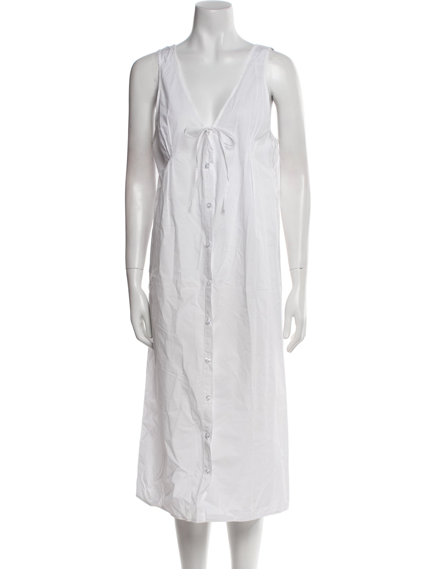 Deiji Studios V-Neck Midi Length Dress w/ Tags