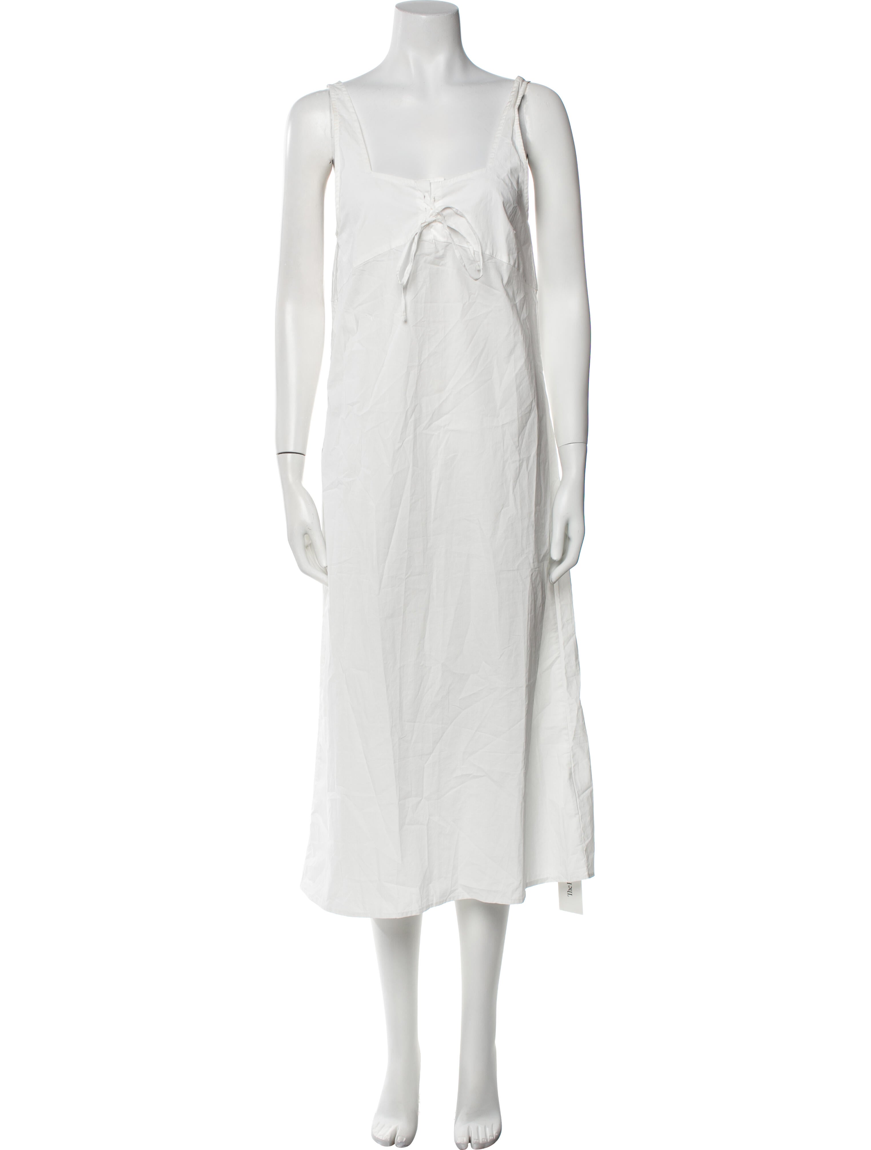 Deiji Studios Square Neckline Long Dress