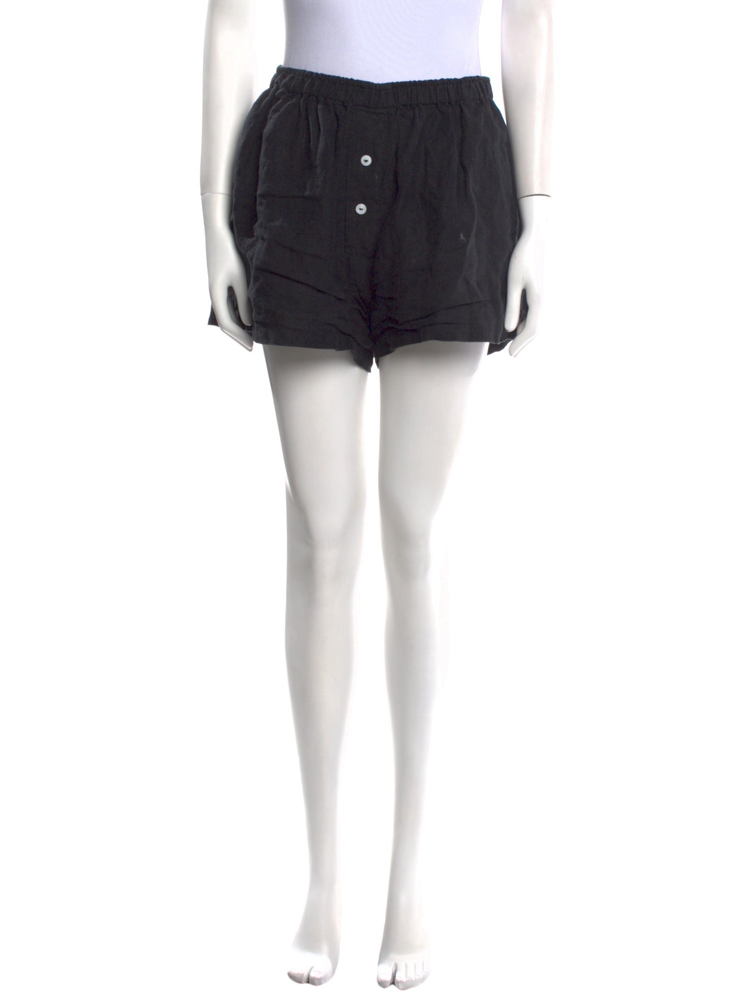 Deiji Studios Linen Mini Shorts