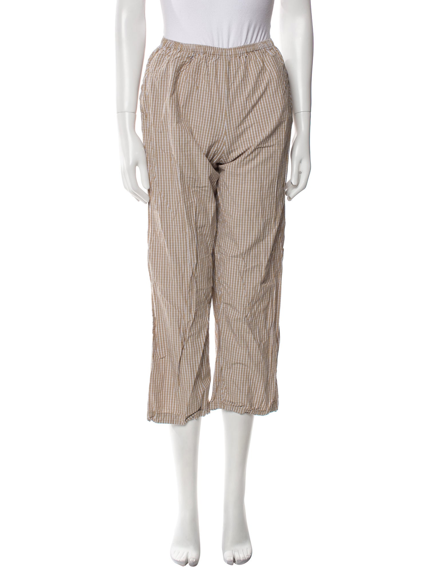 Deiji Studios Plaid Print Sweatpants