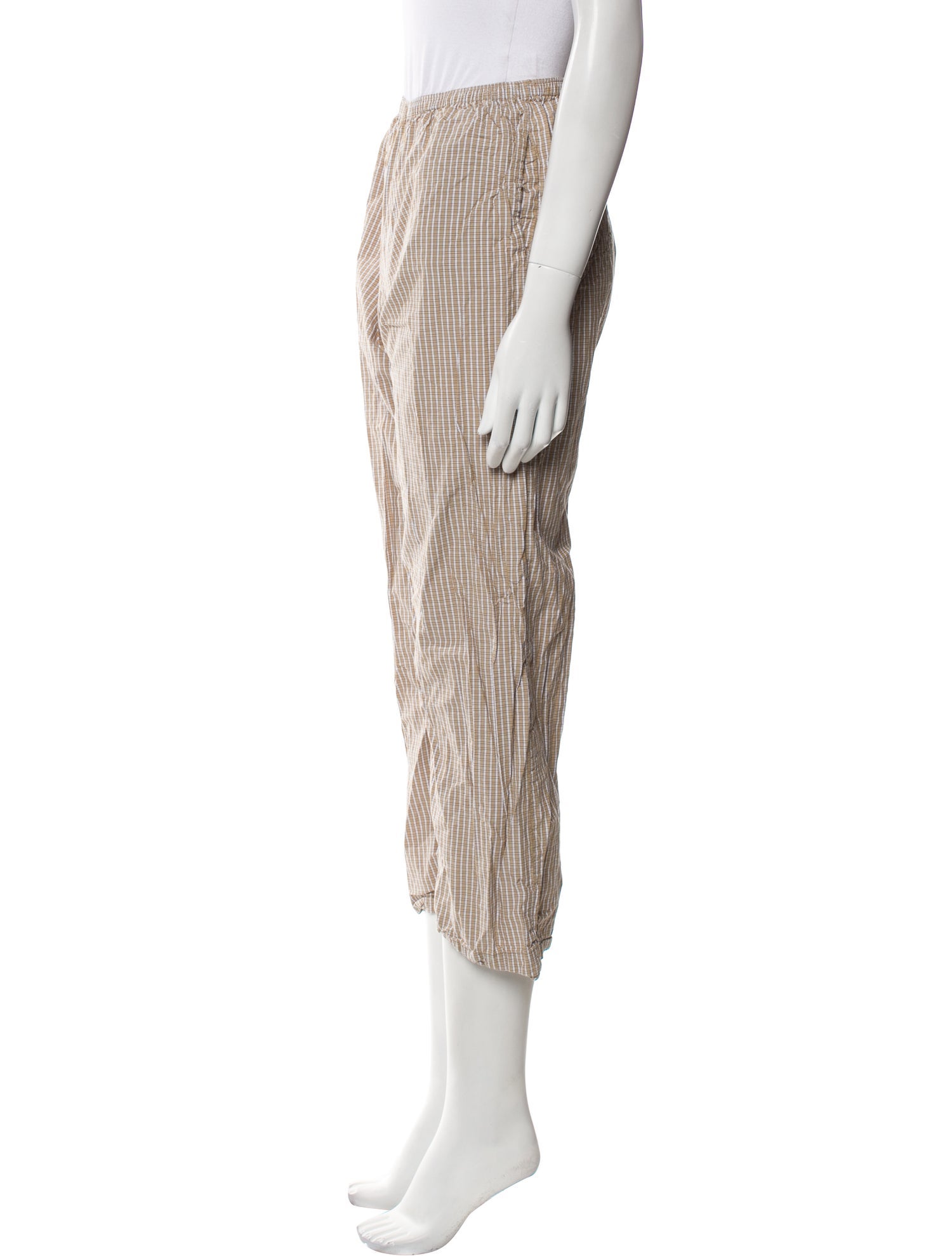 Deiji Studios Plaid Print Sweatpants