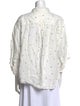 Deiji Studios Linen Printed Button-Up Top