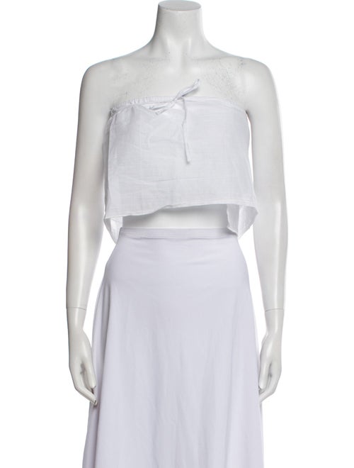 Deiji Studios Strapless Crop Top