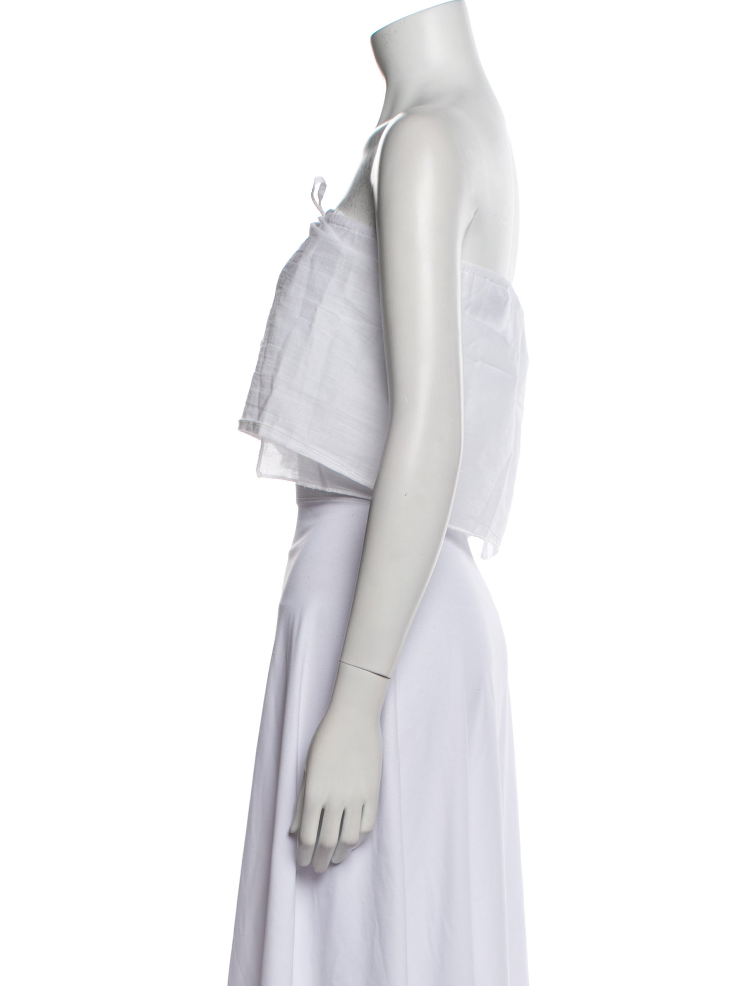 Deiji Studios Strapless Crop Top