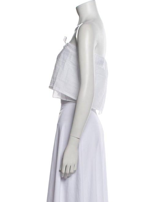 Deiji Studios Strapless Crop Top