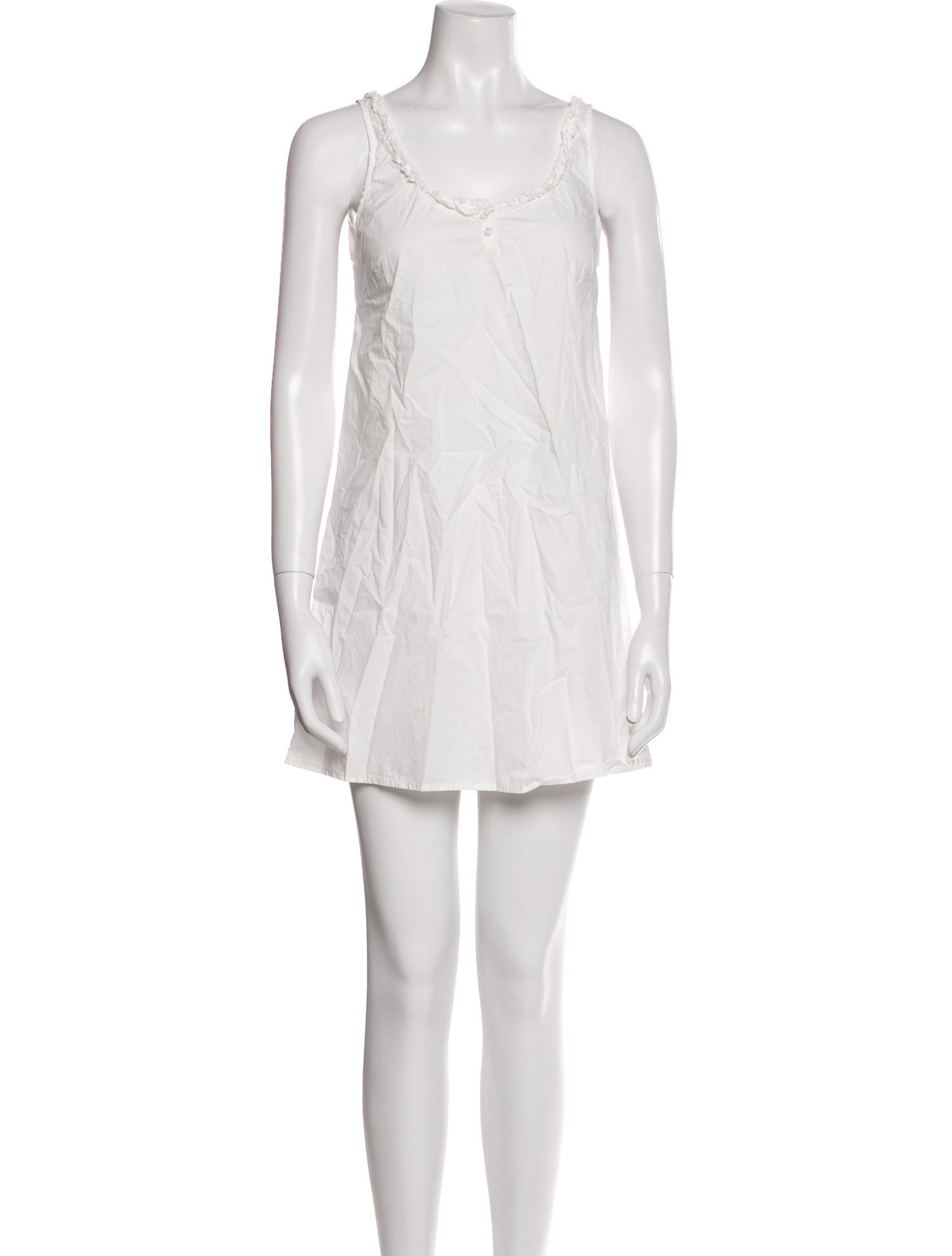 Deiji Studios Scoop Neck Mini Dress