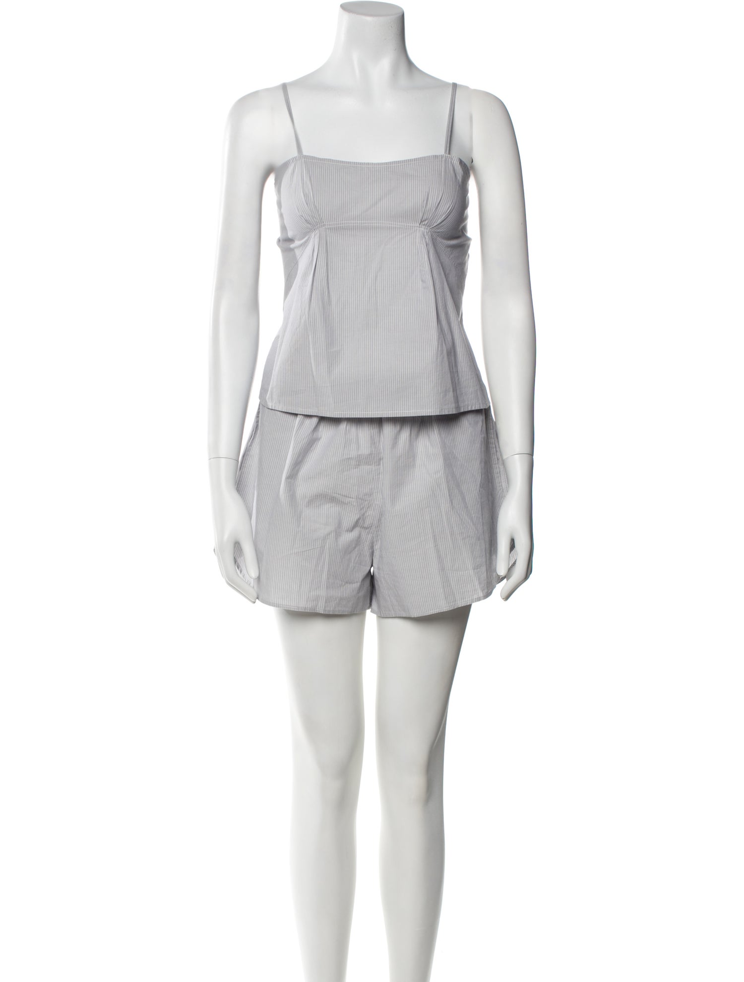 Deiji Studios Linen Striped Short Set