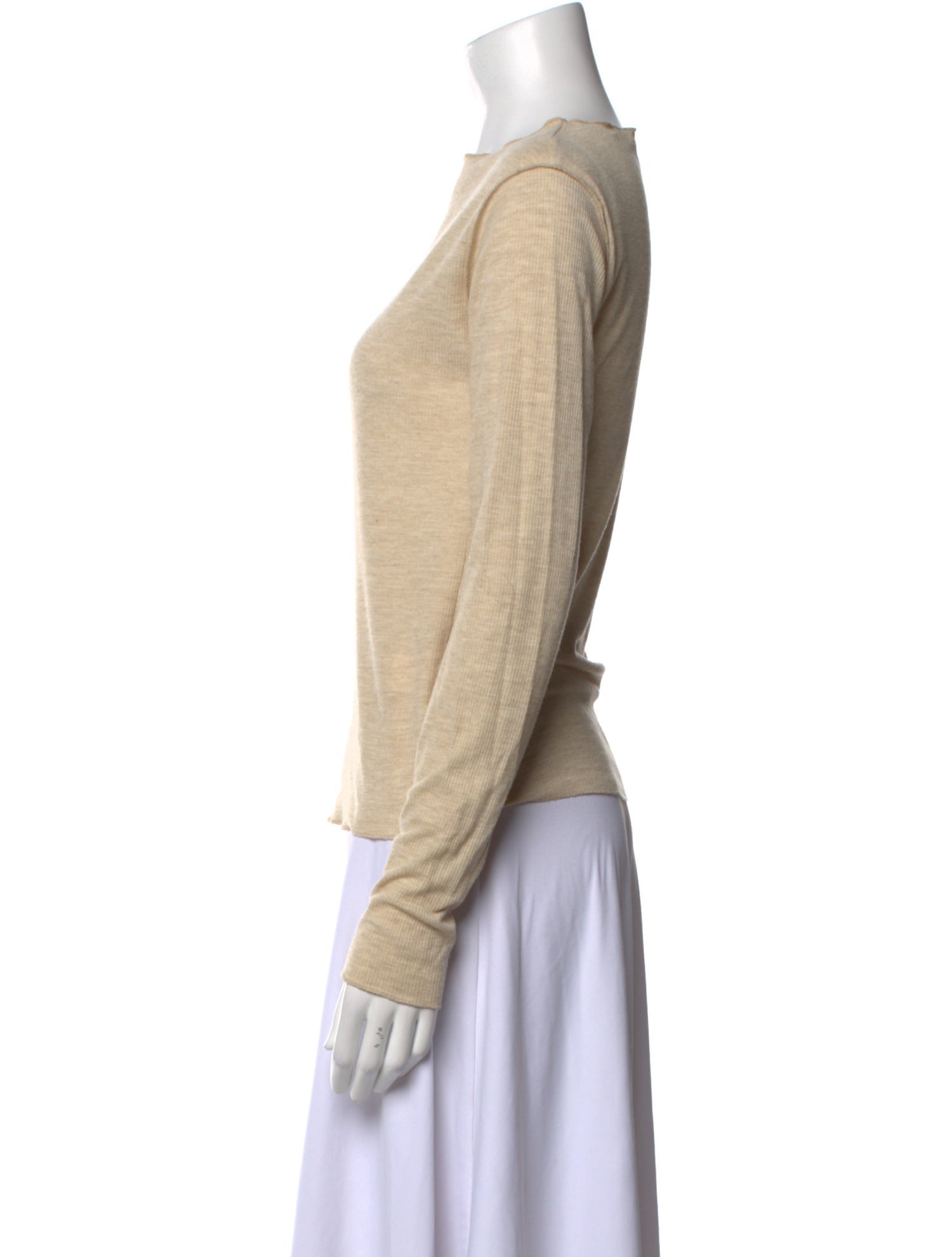 Deiji Studios Bateau Neckline Long Sleeve Sweatshirt