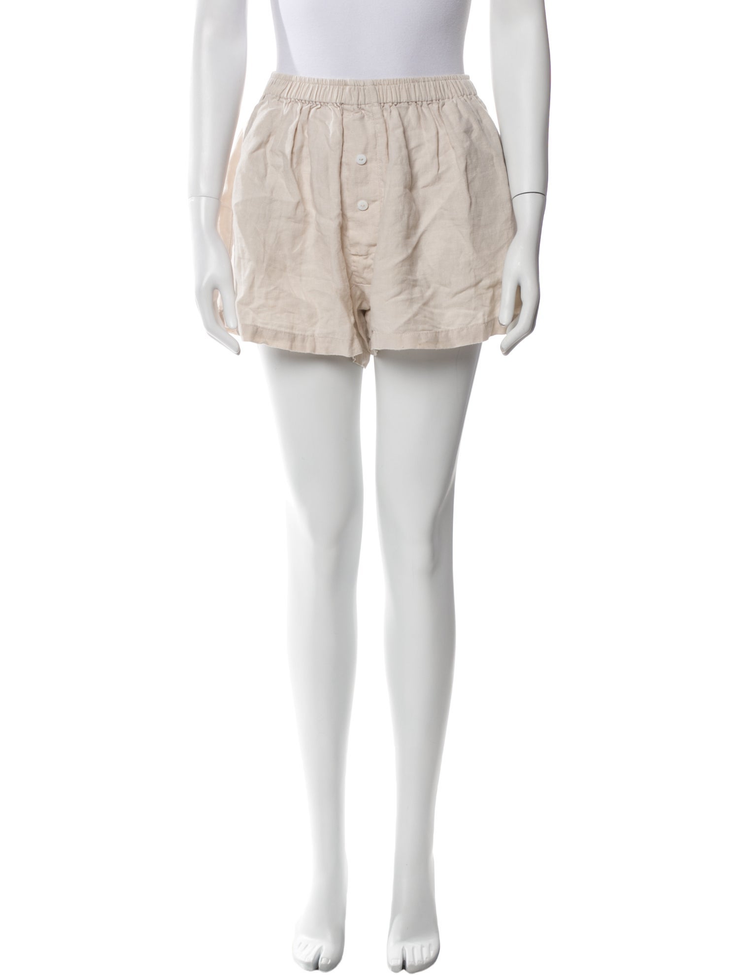 Deiji Studios Linen Mini Shorts