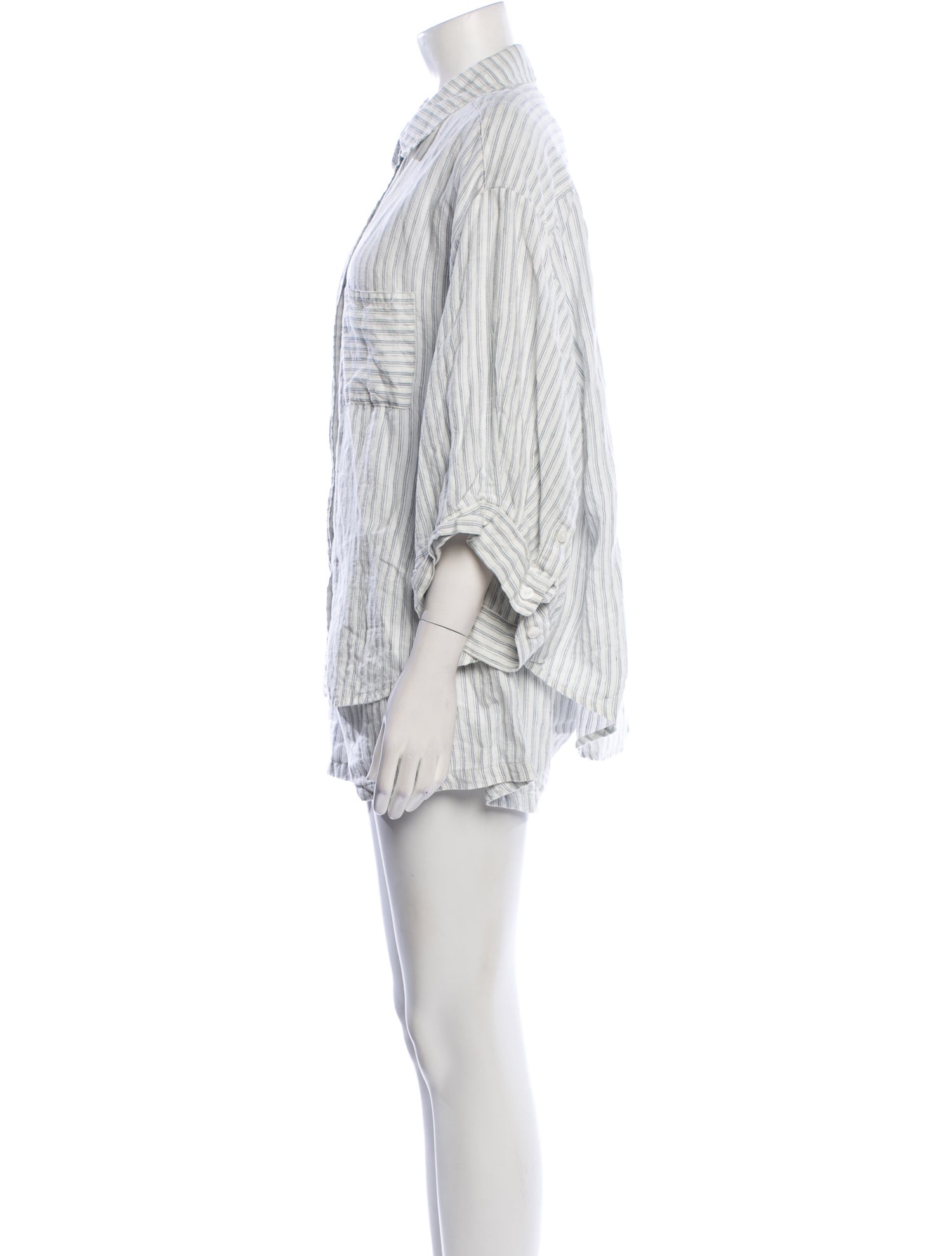 Deiji Studios Linen Striped Lounge Set