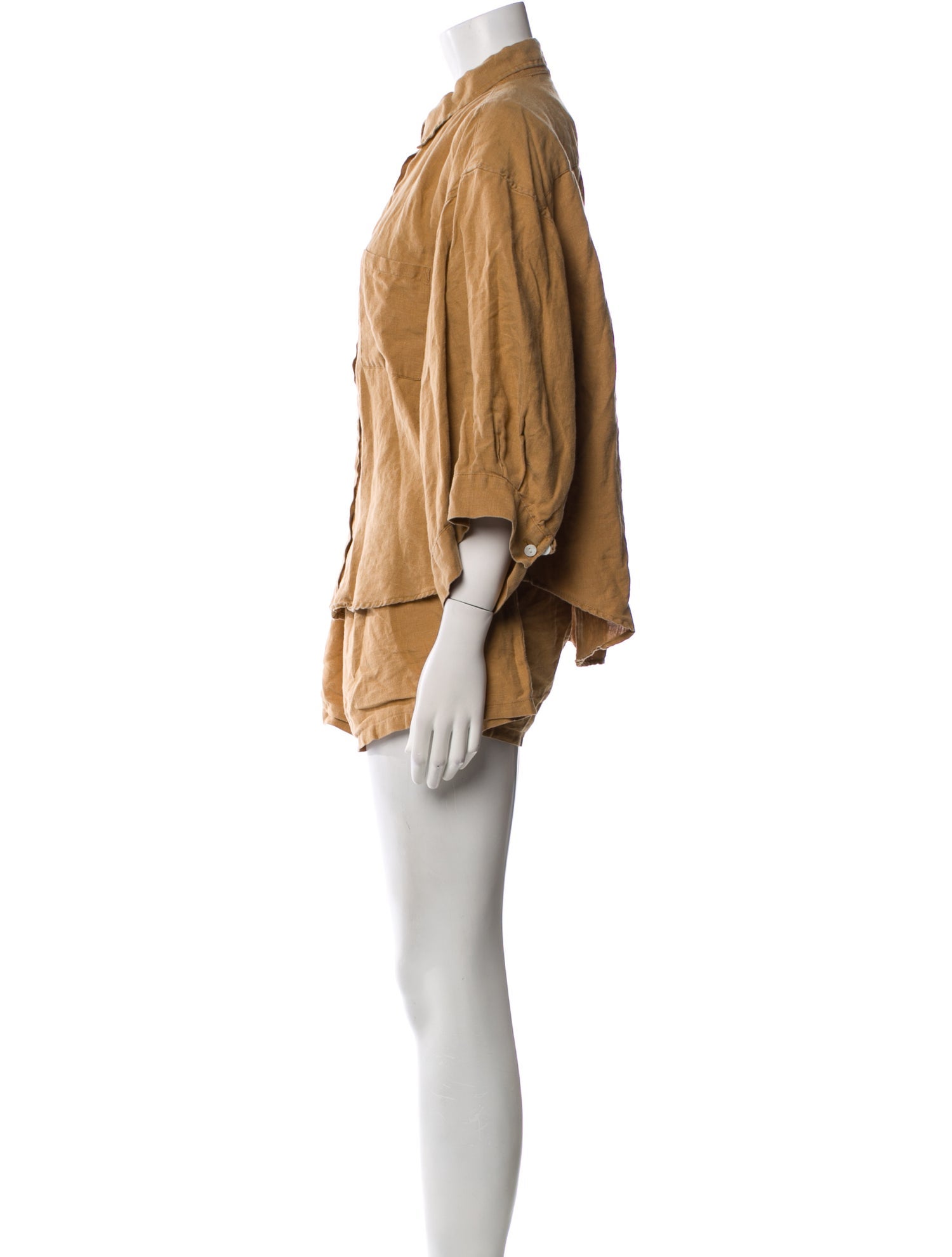 Deiji Studios Linen Short Set