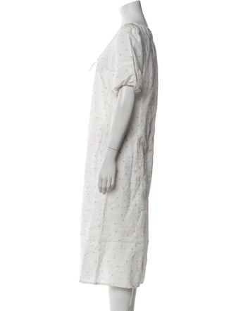 Deiji Studios Linen Midi Length Dress